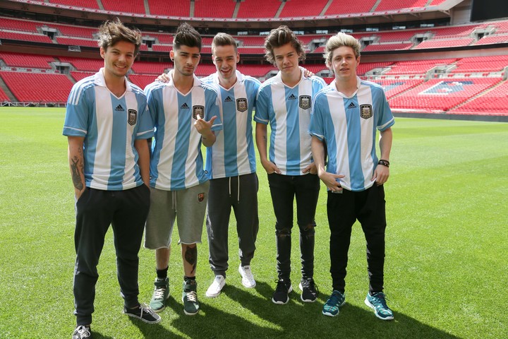 One Direction en la Argentina, en su recordada visita en 2014.