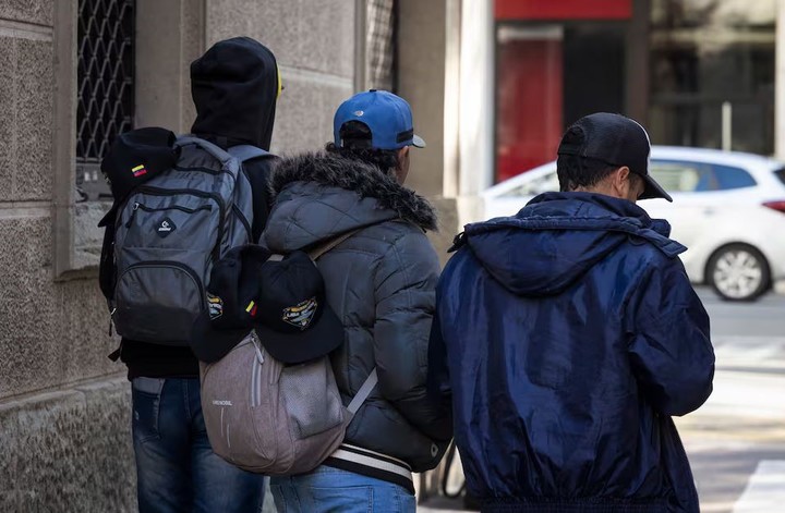 Tres miembros del Team Guevara en Barcelona.