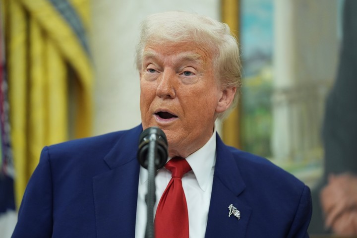 El presidente de Estados Unidos, Donald Trump, tiene a Europa en la mira. Foto AP