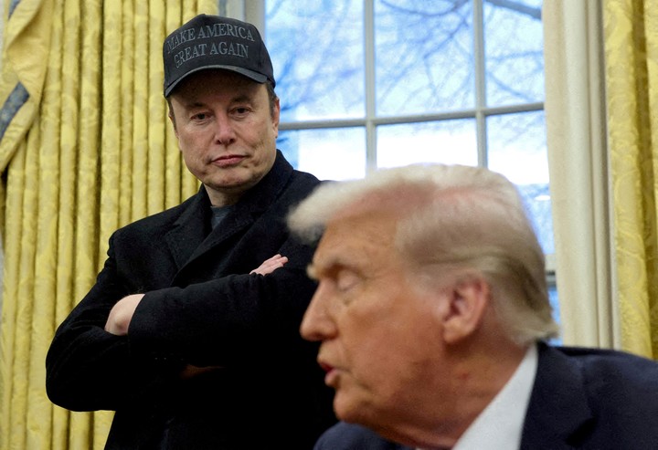 Elon Musk y Donald Trump en la Casa Blanca. Foto: Reuters/Kevin Lamarque.