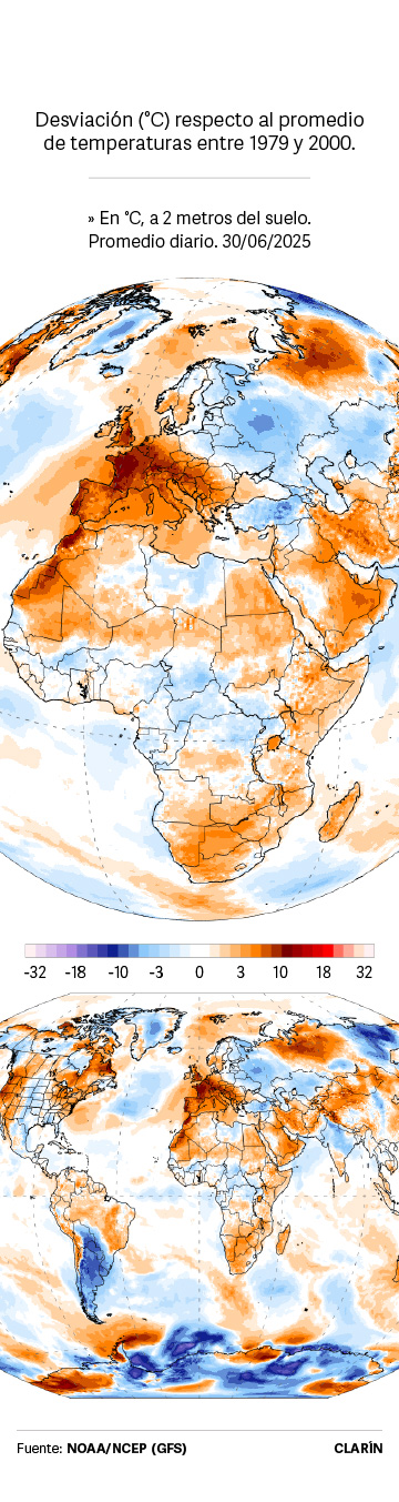 Anomalía de la temperatura del aire