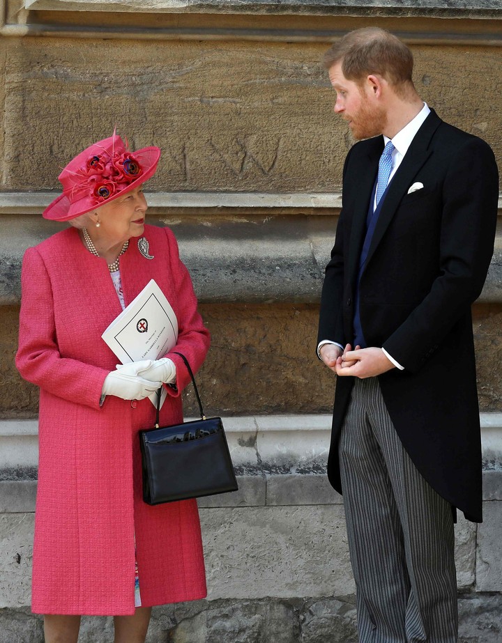 La reina y su nieto. Foto: Steve Parsons