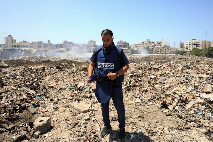 Anas Al Sharif, de Al Jazeera. Foto: Reuters