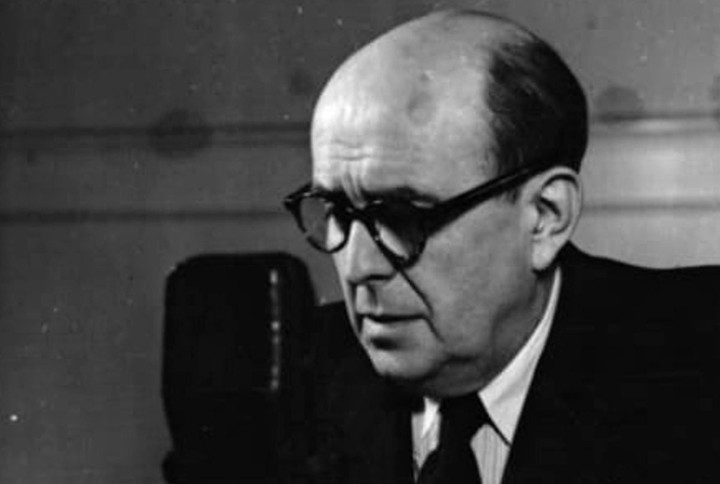 Jan Masaryk, hijo del primer presidente de Checoslovaquia. Su muerte está rodeada de dudas.