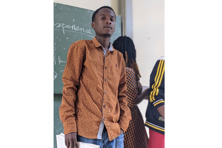 Joshua Loitu Mollel, de Tanzania, tenía una beca en Israel. Foto Steven Mollel via AP