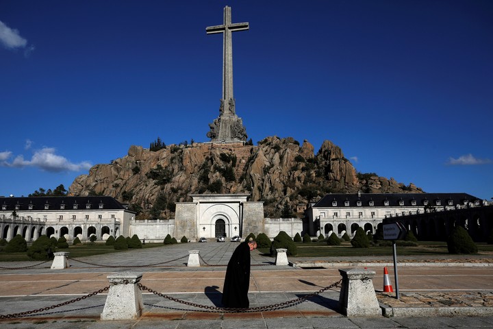 El Valle de los Caídos, donde fue enterrado Francisco Franco tras su muertes. Foto: AP
