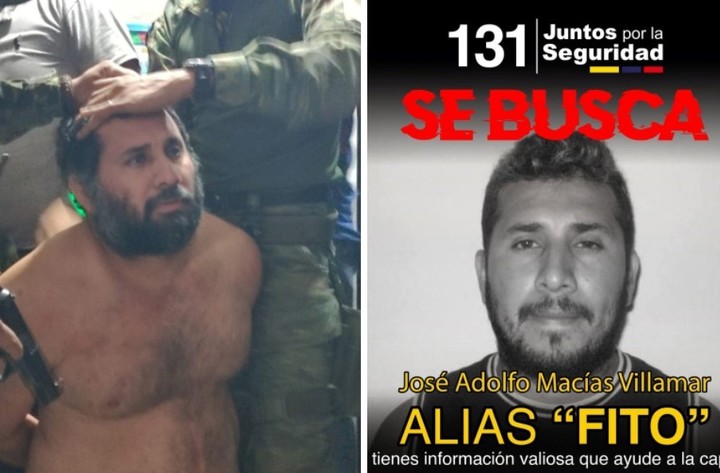 El jefe narco ecuatoriano Fito Macías, extraditado a Estados Unidos.