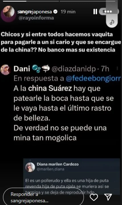 La China Suárez denunció que recibió graves amenazas de muerte: