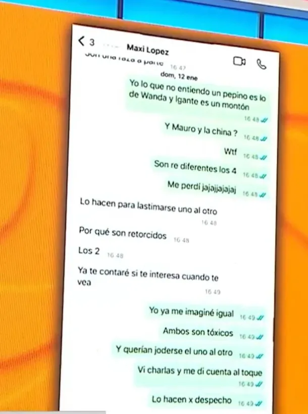 Los polémicos chats de Maxi López opinando sobre el escándalo de Wanda Nara y Mauro Icardi: "El odio..."
