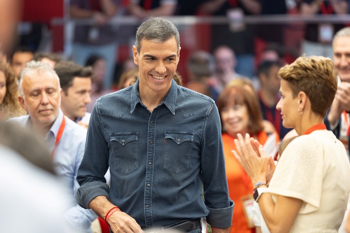 Pedro Sánchez, presidente de España y secretario General del PSOE. Fuente EFE.