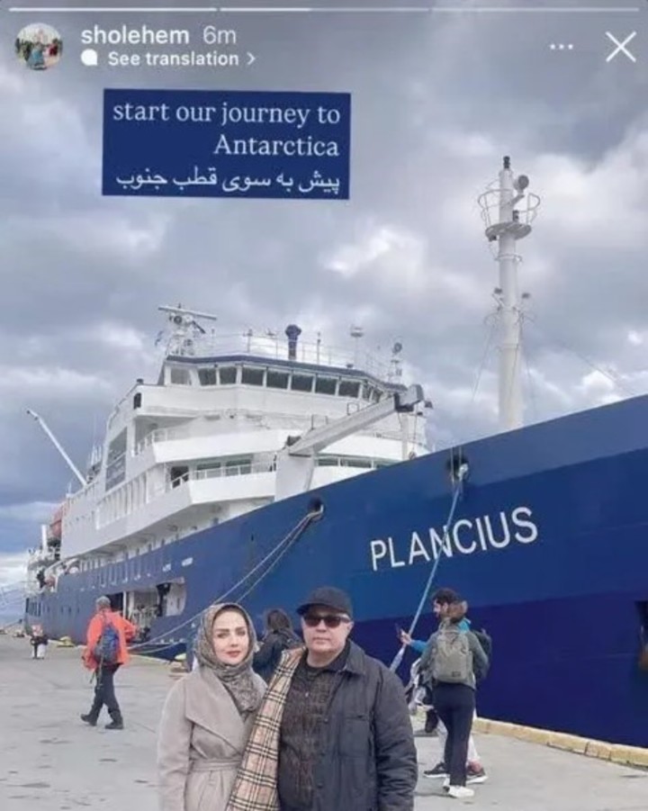 La foto en el puerto de Ushuaia que marcó la destitución del vicepresidente iraní.
