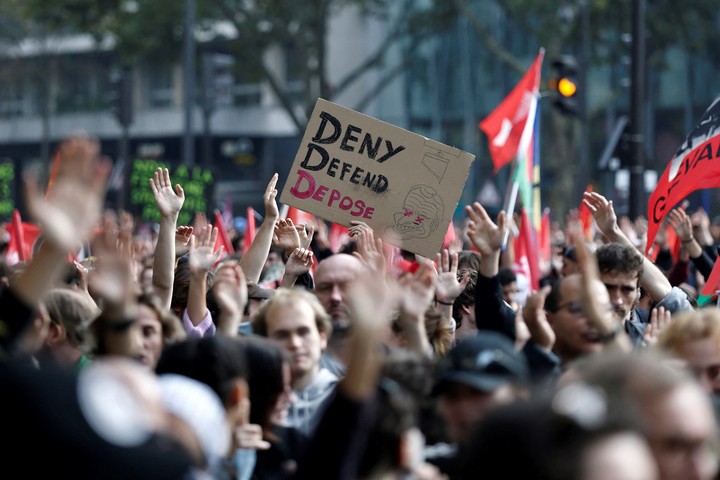 En París, la manifestación partió desde la Place d'Italie. Foto: Reuters