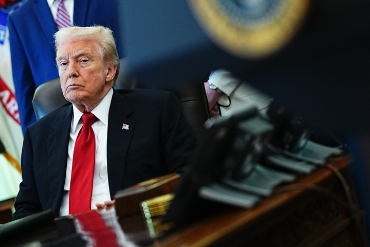 Gestos. Donald Trump, malos momentos. Bloomberg