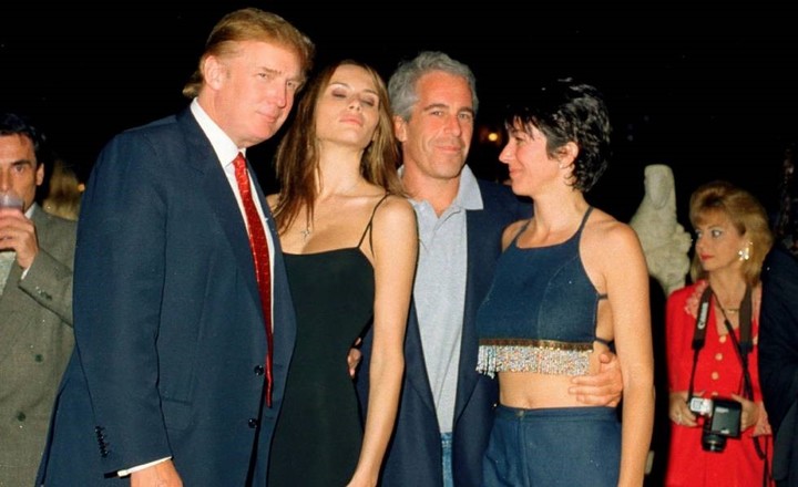 Trump, Melania, Epstein y Maxwell.